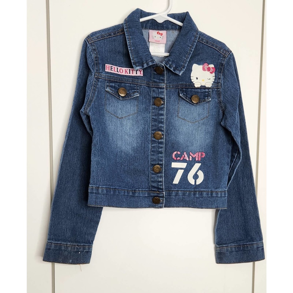 HELLO KITTY Denim Jacket size 5x-6
